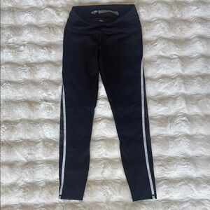 Victoria Sport Black Leggings with Silver Accents